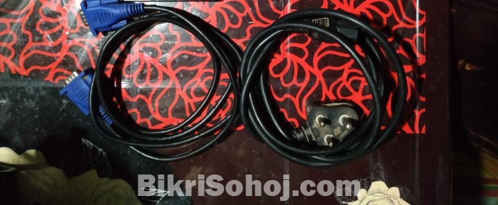 Cooling fan 2ta+power Cable+VGA cable 2ta +keyboard Bik